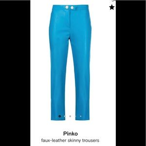 Pinko skinny leathers trousers